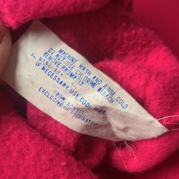 Bolo Spirit Sears night shirt Womens Medium pink white fuzzy Seal whales 90's - Picture 9 of 12